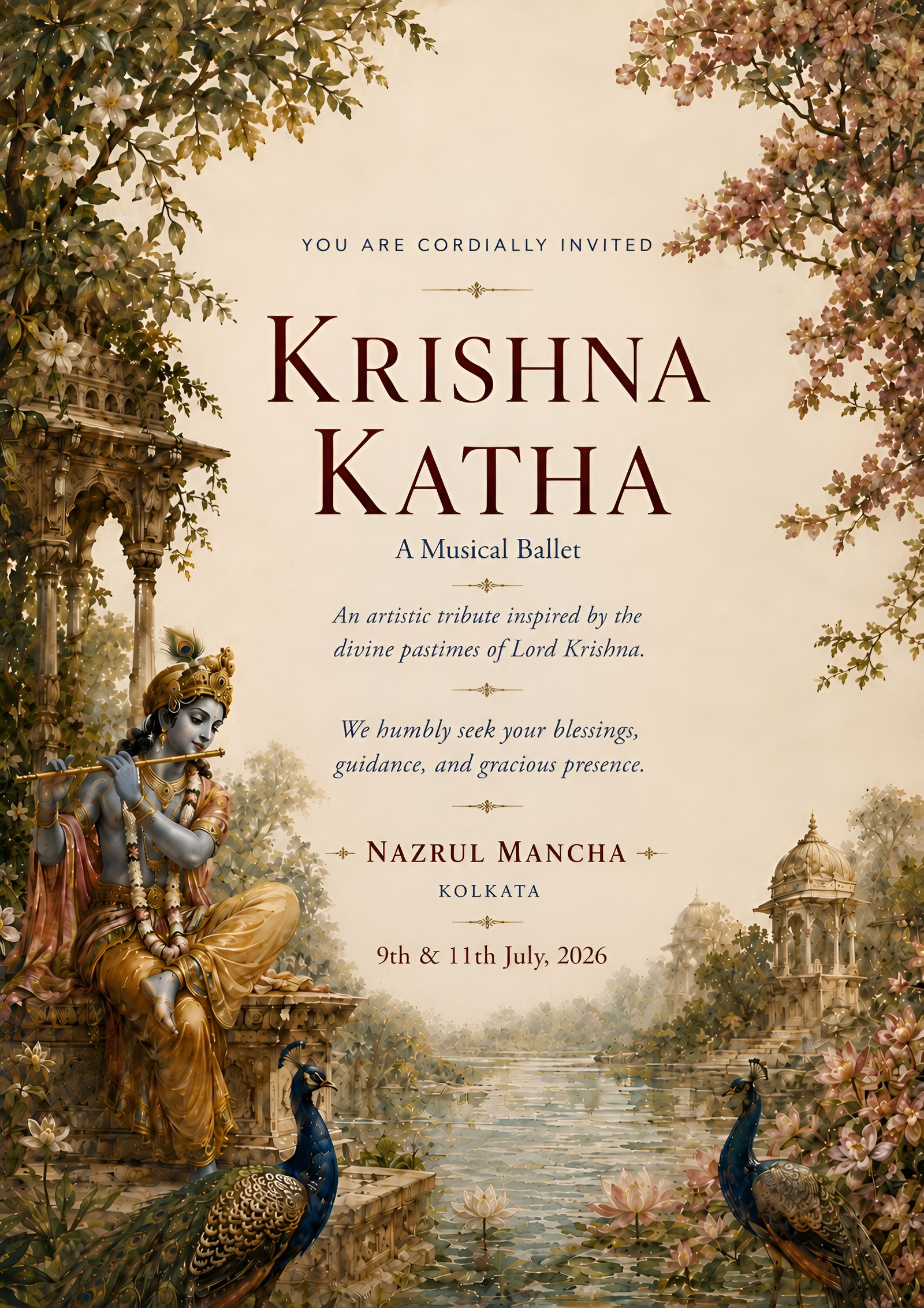 Krishna Katha Invitation